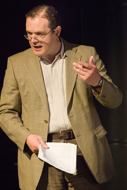 As Toby Teasdale in Intimate Exchanges. Photographer: Owen Howells